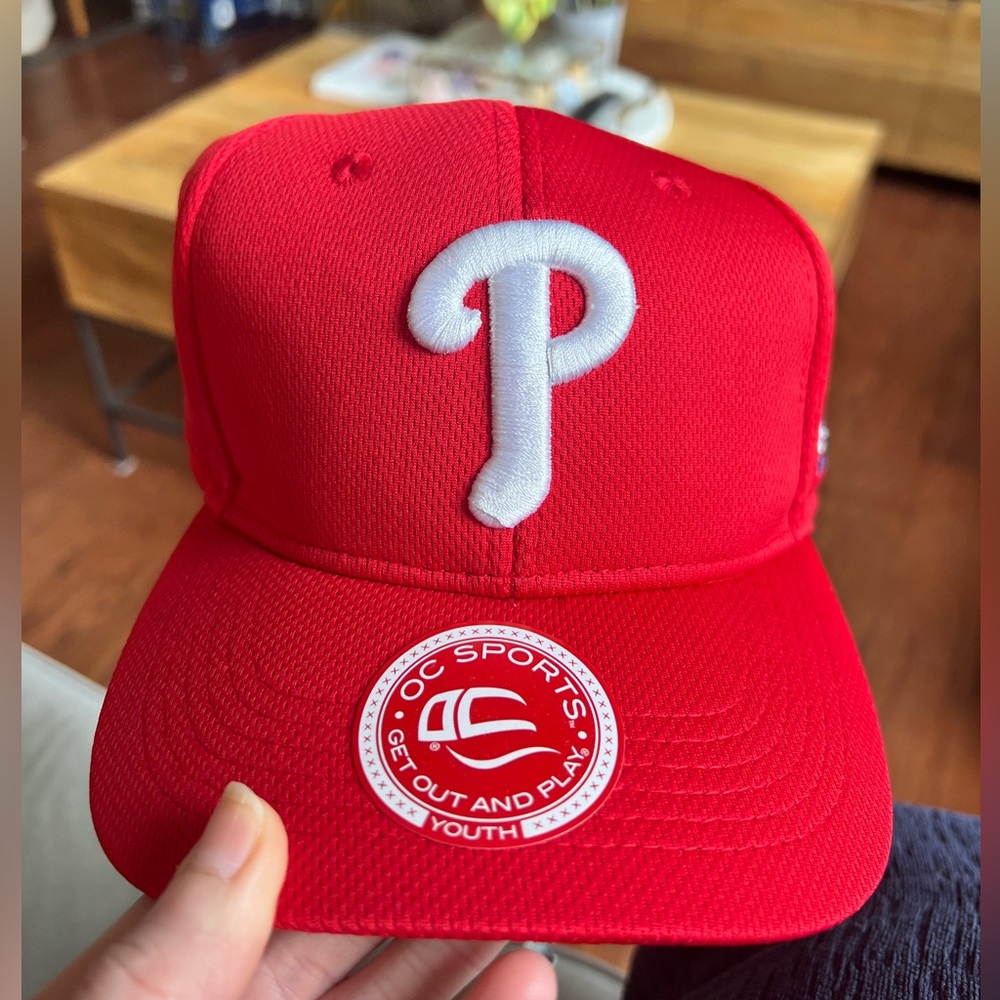 COPY - Brand new, never been worn PHILLIES baseball cap hat unisex. KID’S size